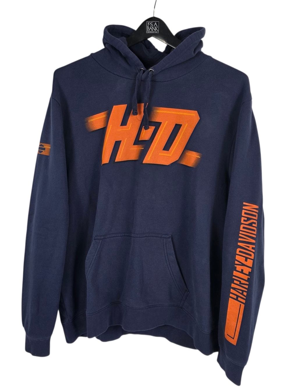 Harley-Davidson Hall's Springfield IL Blue Hoodie Sweatshirt 3XL